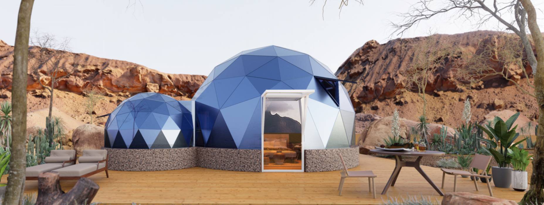 开远市球形智能光伏玻璃星空房